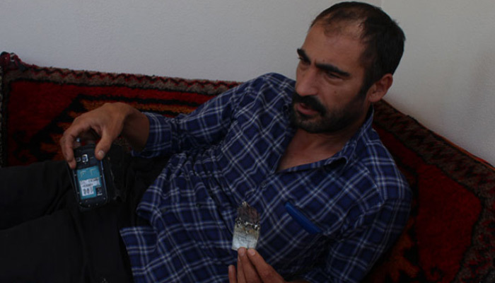 Cebinde telefon patladı!