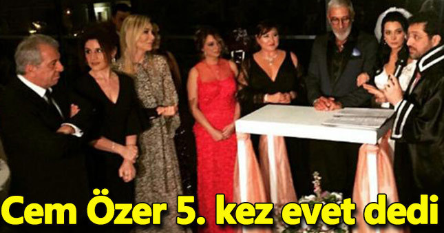 Cem Özer 5'inci kez evet dedi