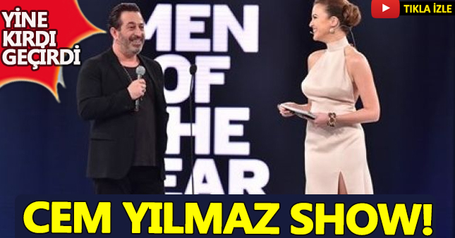 Cem Yılmaz, GQ Man of the Year'da kırdı geçirdi!