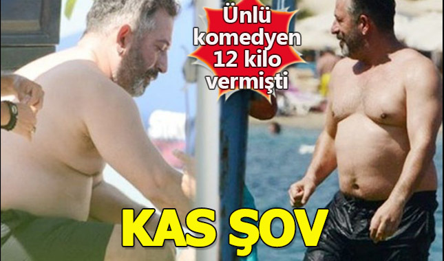 Cem yılmaz 12 kilo verdikten sonra ilk kas şovunu yaptı