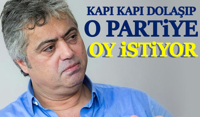 Cengiz Kurtoğlu, AK Parti için kapı kapı dolaşıp oy istiyor