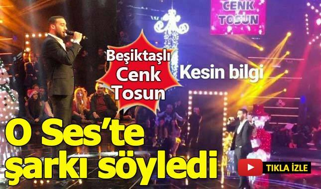 Cenk tosun O Ses Türkiye'de şarkı söyledi