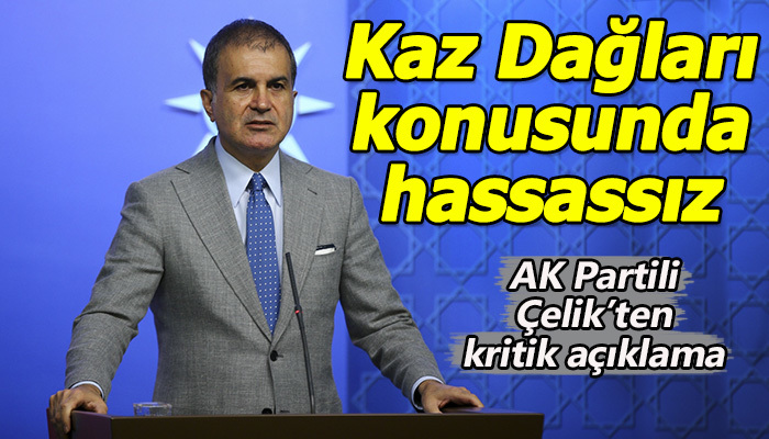 "Çevre meseleleriyle ilgili yüksek hassasiyete sahibiz"
