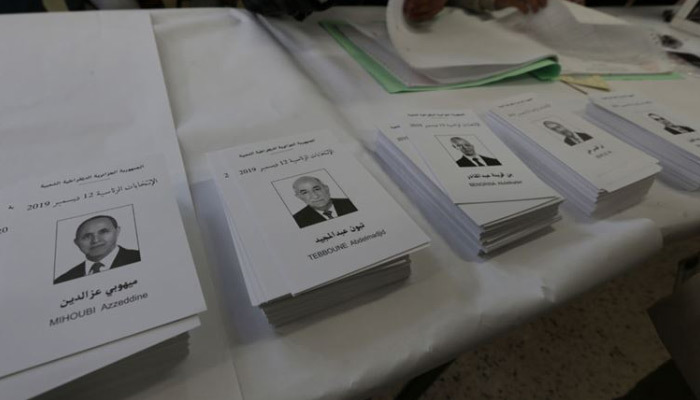 Cezayir'de seçim protesto edildi