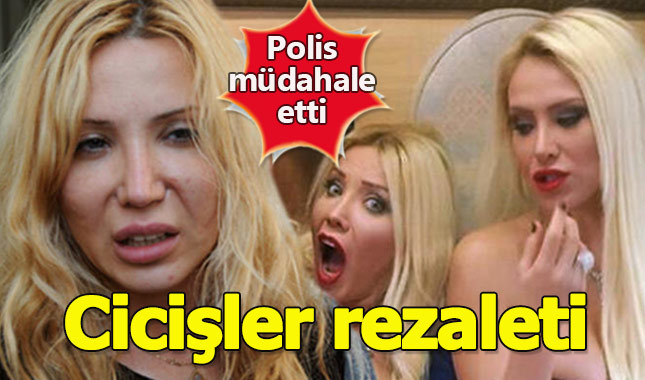 Cicişlerin evinde rezalet polis ekipleri müdahale etti