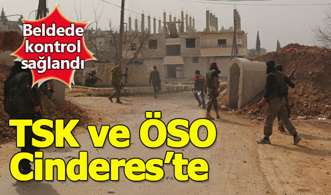 Cinderes düştü Afrin'e ilerleyiş sürüyor