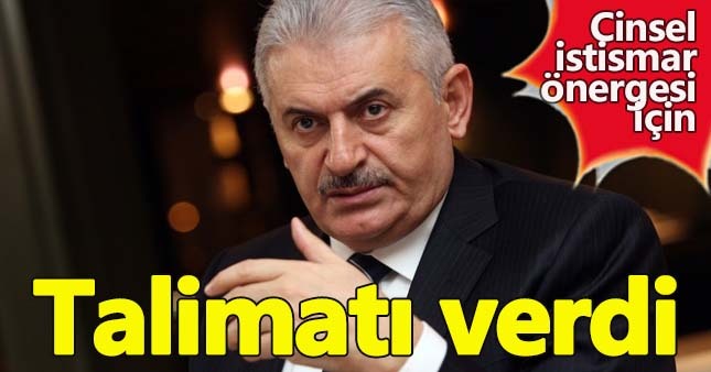 Cinsel istismar önergesi için Başbakan'dan talimat