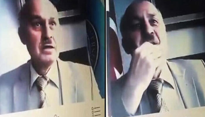 Çirkin yüzü kameralara yansıyan dekan istifa etti