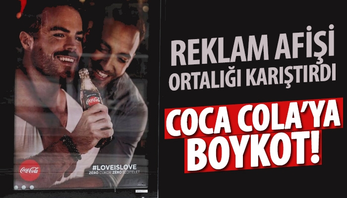 Coca Cola afişinin boykota neden olması