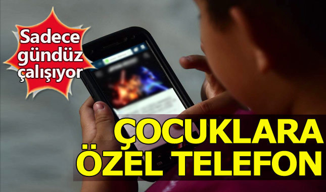 Çocuklara özel sadece gündüz çalışan telefon