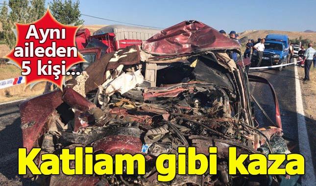 Çorum'da feci kaza: 5 kişi öldü