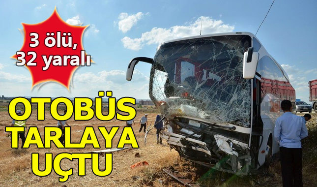 Çorum'da trafik kazası: 3 ölü, 32 yaralı