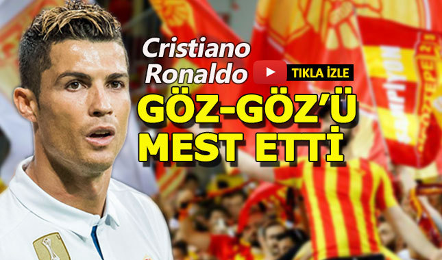 Cristiano Ronaldo, Göztepe taraftarı çıktı