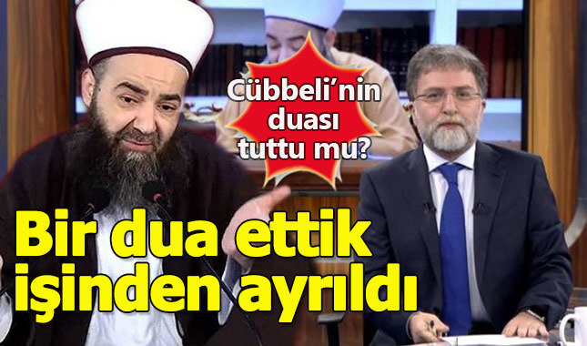Cübbeli Ahmet, Ahmet Hakan'ı 'duayla gönderdi'
