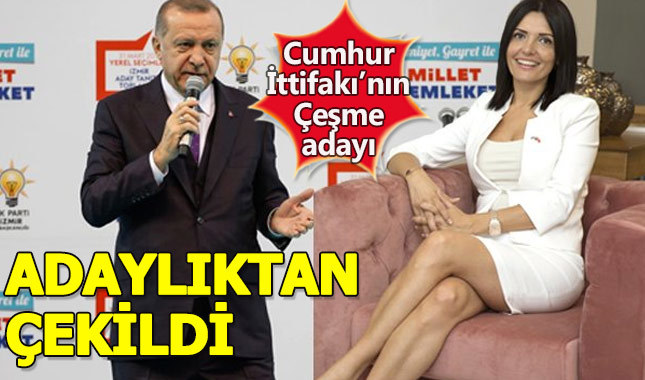 Cumhur İttifakı'nın Çeşme adayı Sema Aydın adaylıktan çekildi