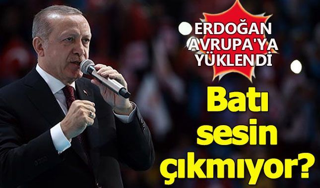 Cumhurbaşkanı Erdoğan Avrupa'ya Guta konusunda yüklendi...