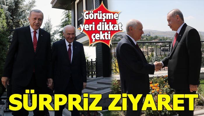 Cumhurbaşkanı Erdoğan, Bahçeli'yi ziyaret etti