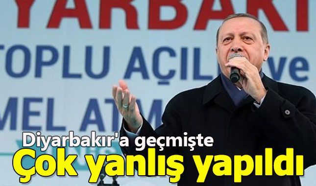 Cumhurbaşkanı Erdoğan Diyarbakır'da önemli açıklamalarda bulundu