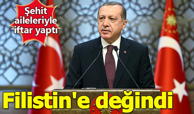 Cumhurbaşkanı Erdoğan: Filistin'de büyük bir insanlık suçuyla karşı karşıyayız
