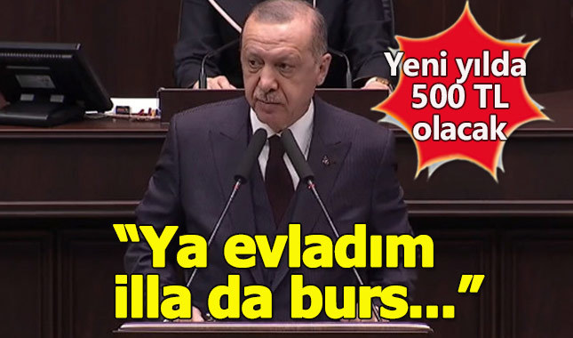 Cumhurbaşkanı Erdoğan: İlla da burs alacağım demeye gerek yok