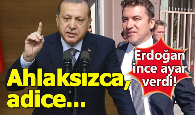 Cumhurbaşkanı Erdoğan, İsmail Küçükkaya'ya patladı: Terbiyesizce,Ahlaksızca, adice!