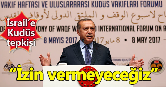 Cumhurbaşkanı Erdoğan: İsrail'in üzerinde baskı kurulmalı