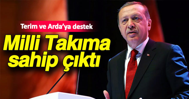 Cumhurbaşkanı Erdoğan, Milli Takıma yapılan eleştirileri değerlendirdi