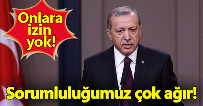 Cumhurbaşkanı Erdoğan, "Mukaddes Emanetler Işığında Sergi ve Konferansı"nda konuştu.