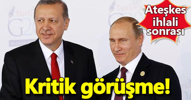 Cumhurbaşkanı Erdoğan, Putin ile görüştü