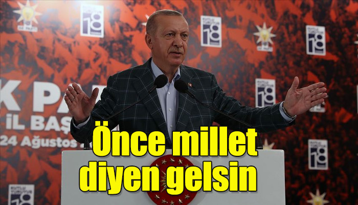 Cumhurbaşkanı Erdoğan Rize'de konuştu