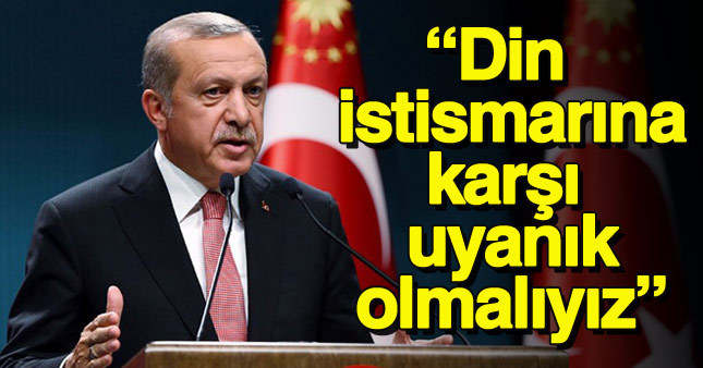 Cumhurbaşkanı Erdoğan: Saklamaya gizlemeye gerek yok