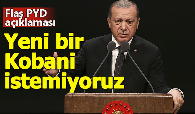 Cumhurbaşkanı Erdoğan: "Terör koridoruna müsaade edemeyiz"