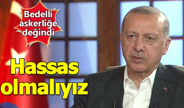 Cumhurbaşkanı Erdoğan, bedelli askerlikle ilgili Başbakan Yıldırım'la aynı fikirde değil