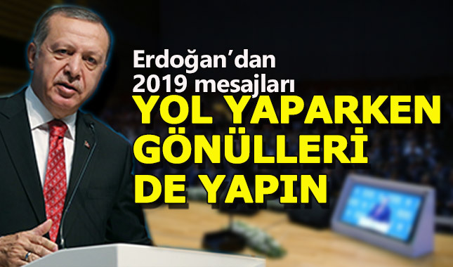 Cumhurbaşkanı Erdoğan, belediye başkanlarına seslendi