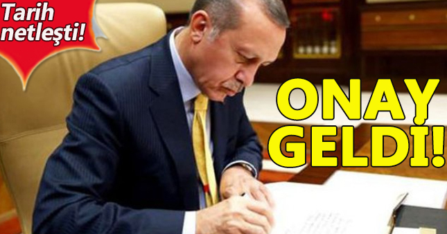 Cumhurbaşkanı Erdoğan, referandumu onayladı!