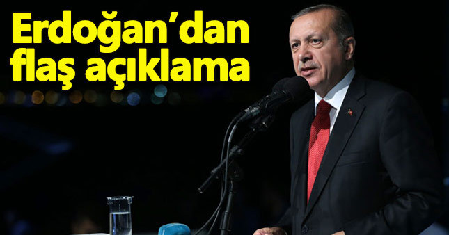 Cumhurbaşkanı Erdoğan terör saldırısı sonrası açıklama yaptı