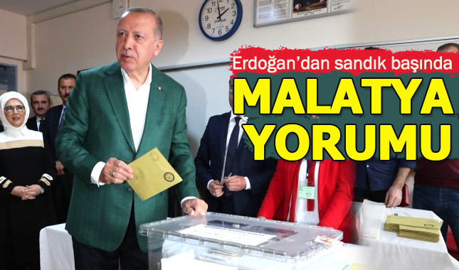 Cumhurbaşkanı Erdoğan, yerel seçim için oyunu kullandı