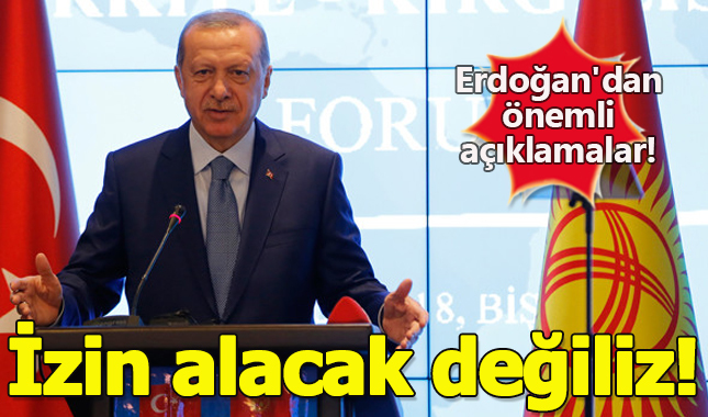 Cumhurbaşkanı Erdoğan, Türkiye- Kırgızistan İş Forumu'nda önemli açıklamalar yaptı