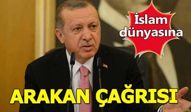 Cumhurbaşkanı Erdoğan'dan İslam ülkelerine Arakan çağrısı