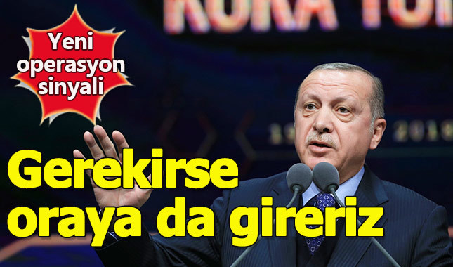 Cumhurbaşkanı Erdoğan'dan Sincar'a operasyon sinyali