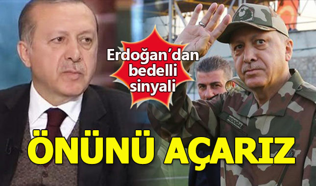 Cumhurbaşkanı Erdoğan'dan bedelli askerlik sinyali
