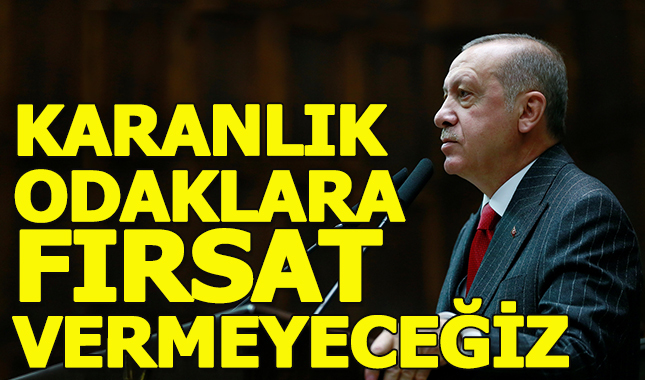 Cumhurbaşkanı Erdoğan'dan grup toplantısında konuştu