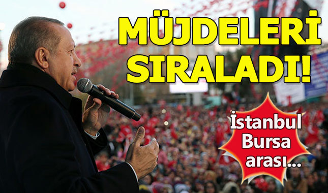 Cumhurbaşkanı Erdoğan'dan vatandaşlara müjdeli haberler