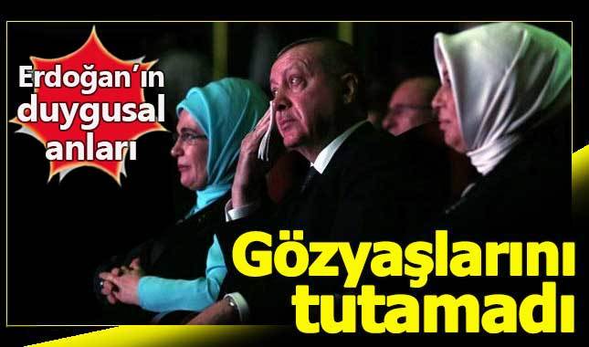 Cumhurbaşkanı Erdoğan'ı ağlatan görüntüler...
