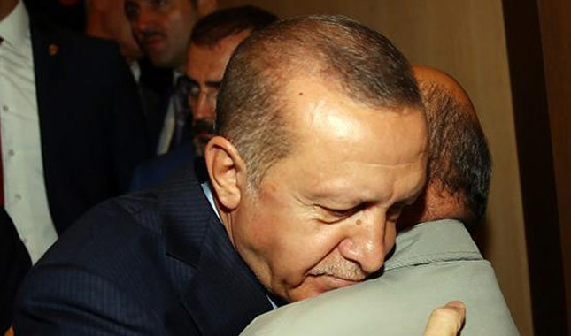 Cumhurbaşkanı Erdoğan'ı duygulandıran buluşma