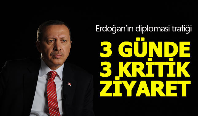 Cumhurbaşkanı Erdoğan'ın 3 günlük kritik diplomasi trafiği