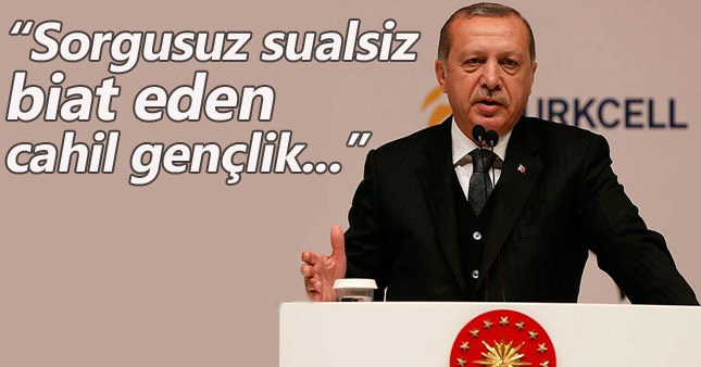 Cumhurbaşkanı Erdoğan'ın gençlerden isteği