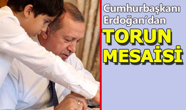 Cumhurbaşkanı Erdoğan'ın torun mesaisi