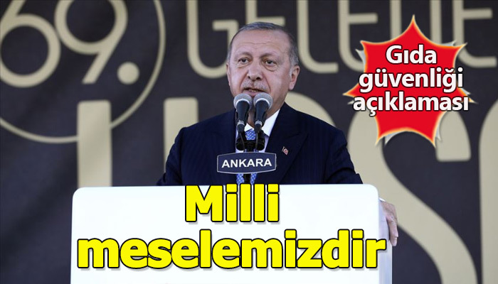 Cumhurbaşkanı, Hasat Bayramı'nda konuştu