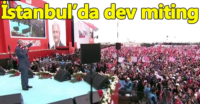 Cumhurbaşkanı ve Başbakan Yenikapı'da miting düzenliyor